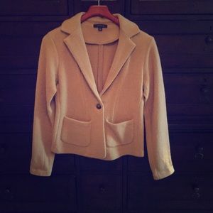 Tan wool blazer